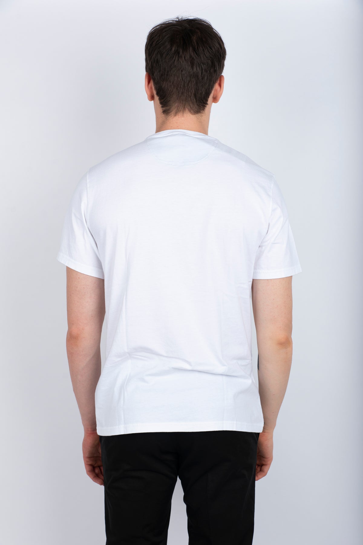 T-Shirt sportiva Tartan bianco Barbour MTS0670 WH11 BARBOUR 