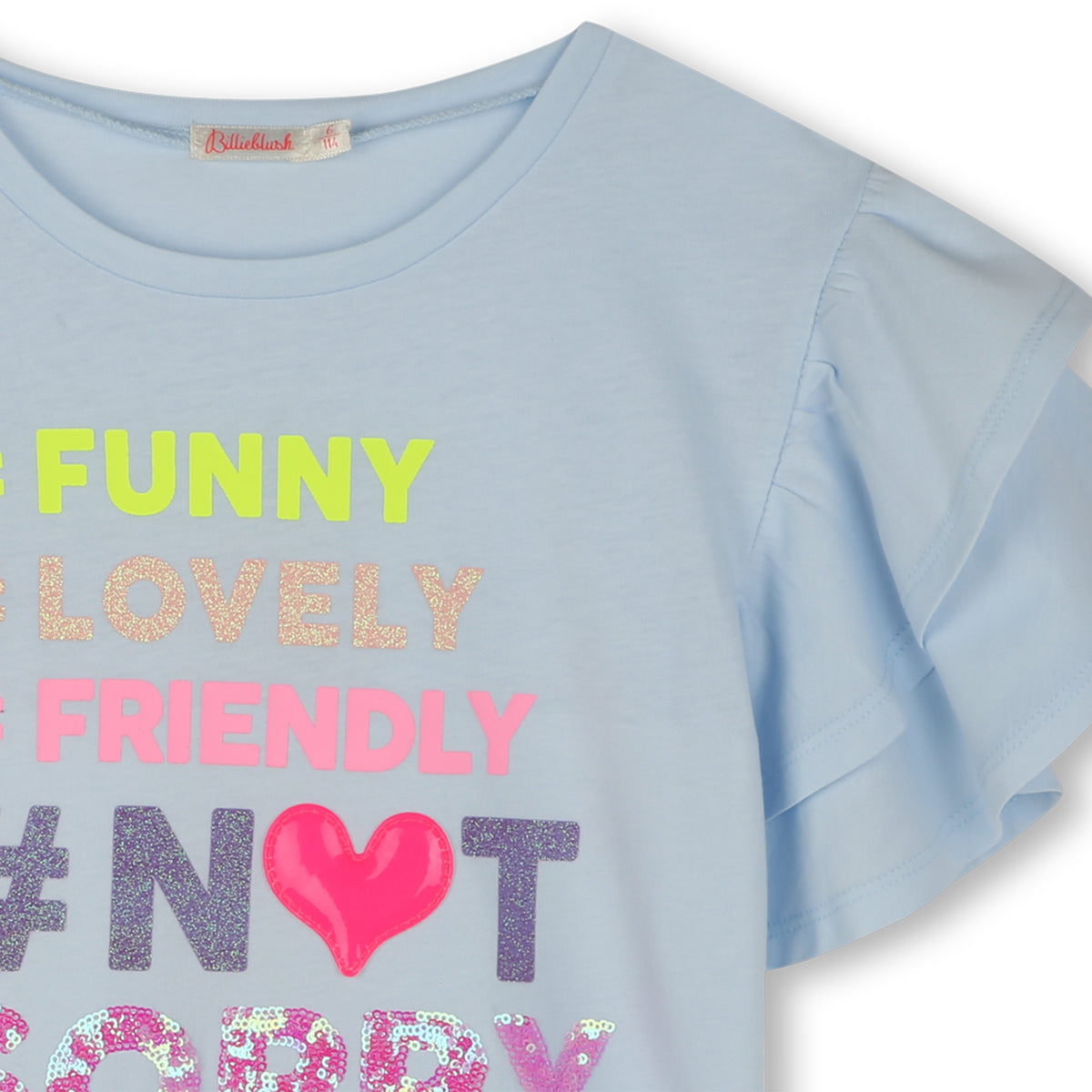T-shirt con ruches U20928 76F BILLIEBLUSH 
