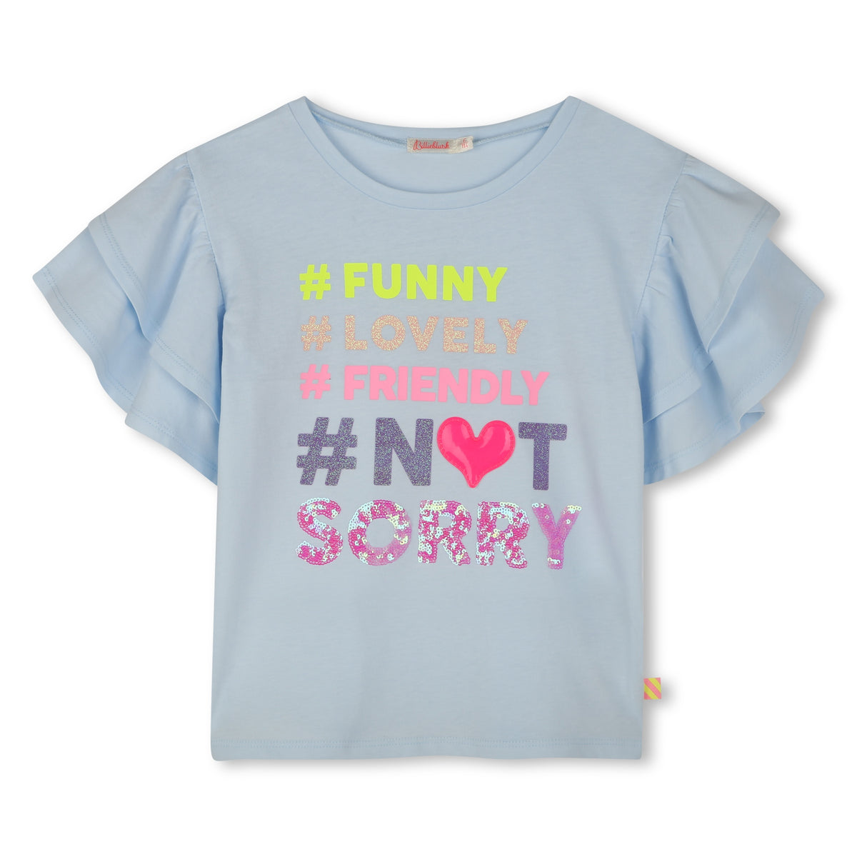 T-shirt con ruches U20928 76F BILLIEBLUSH 