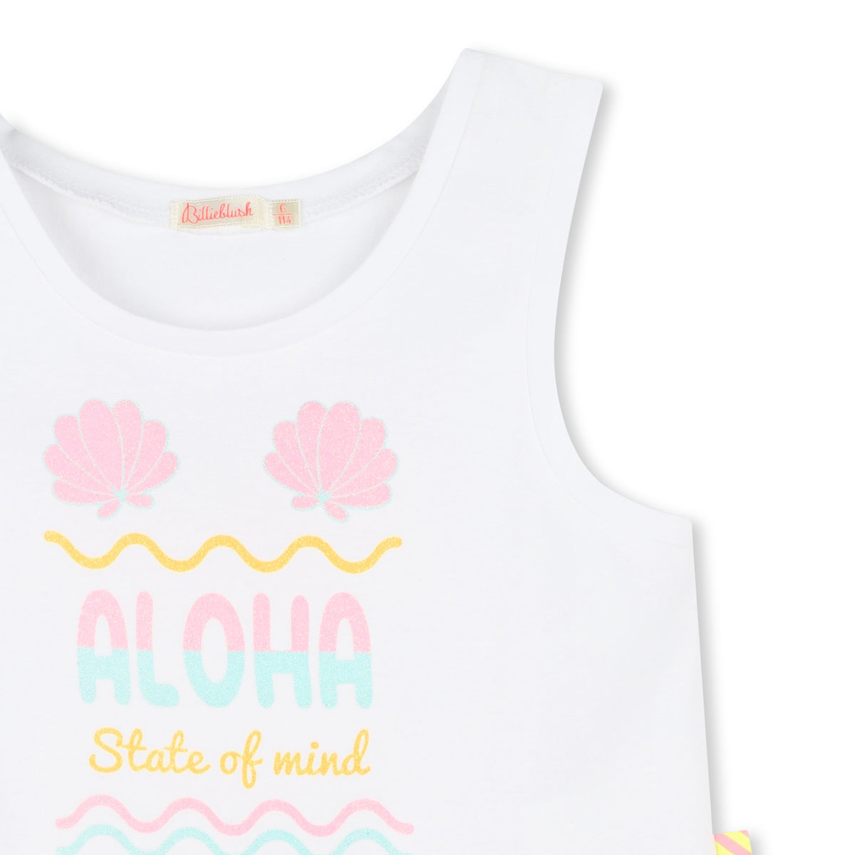T-shirt con frange U20936 10P BILLIEBLUSH 
