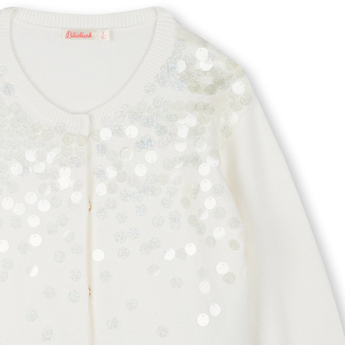Crdigan con paillettes U20993 121 BILLIEBLUSH 