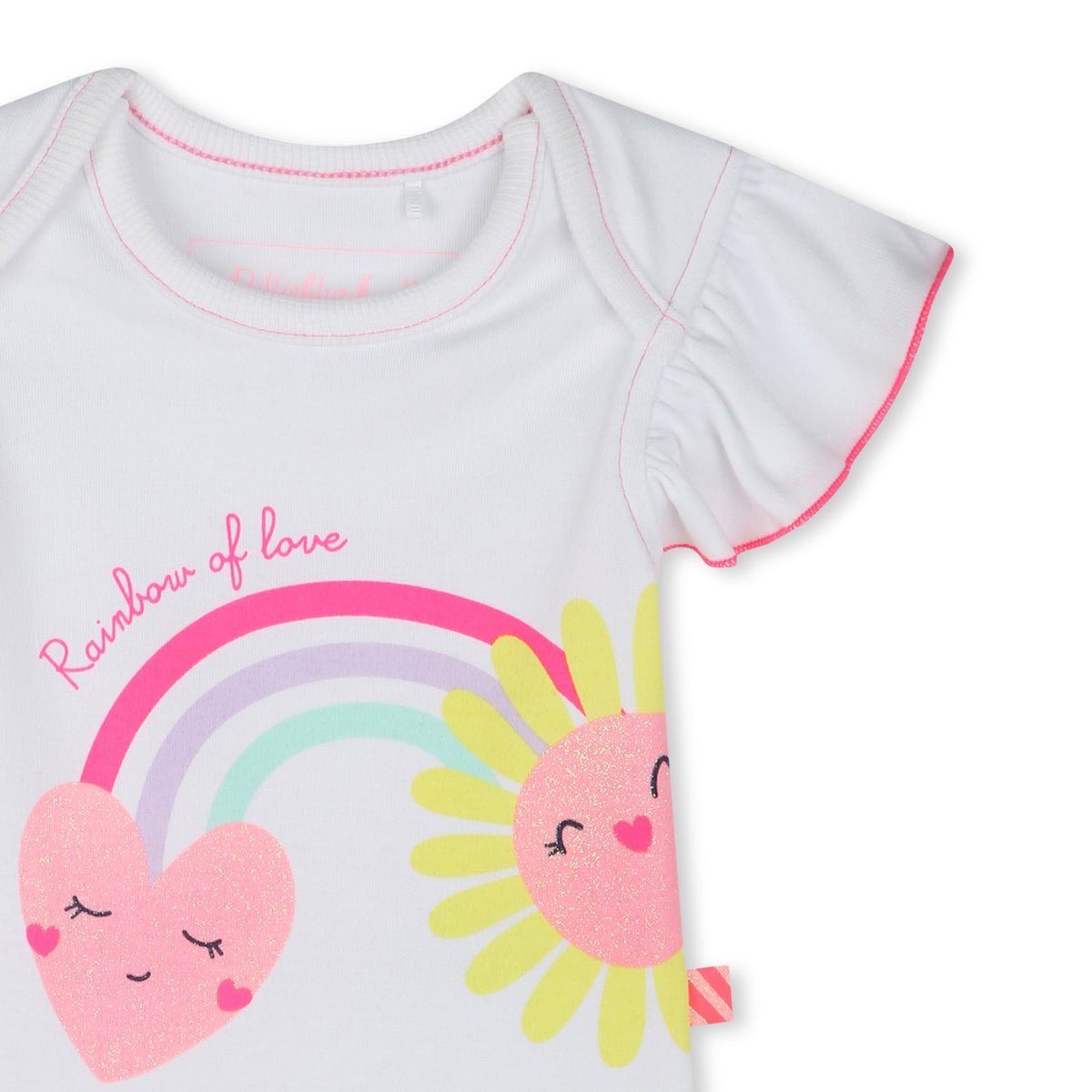 Body con stampa arcobaleno U21103 10P BILLIEBLUSH 