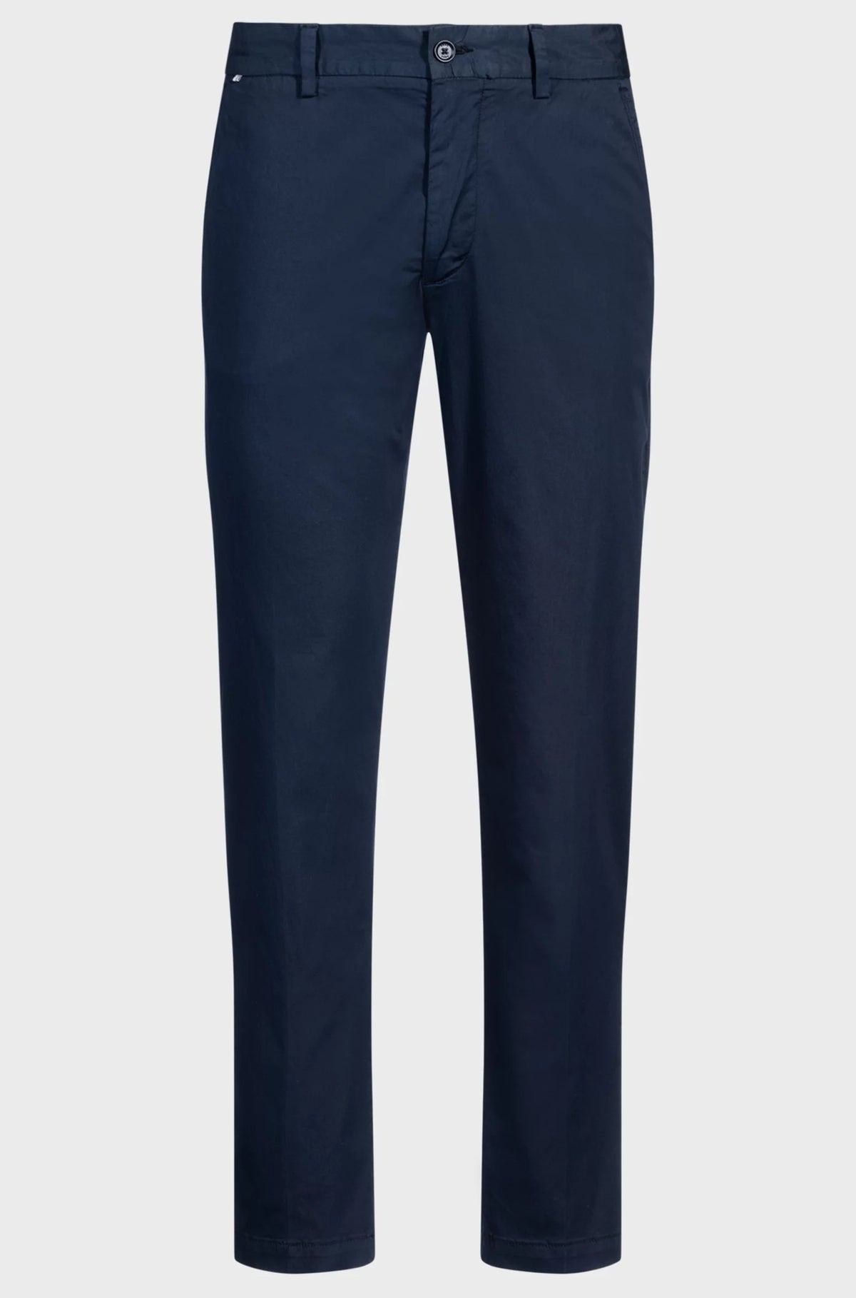 Pantaloni slim fit in satin di misto cotone 50540650 404 BOSS 
