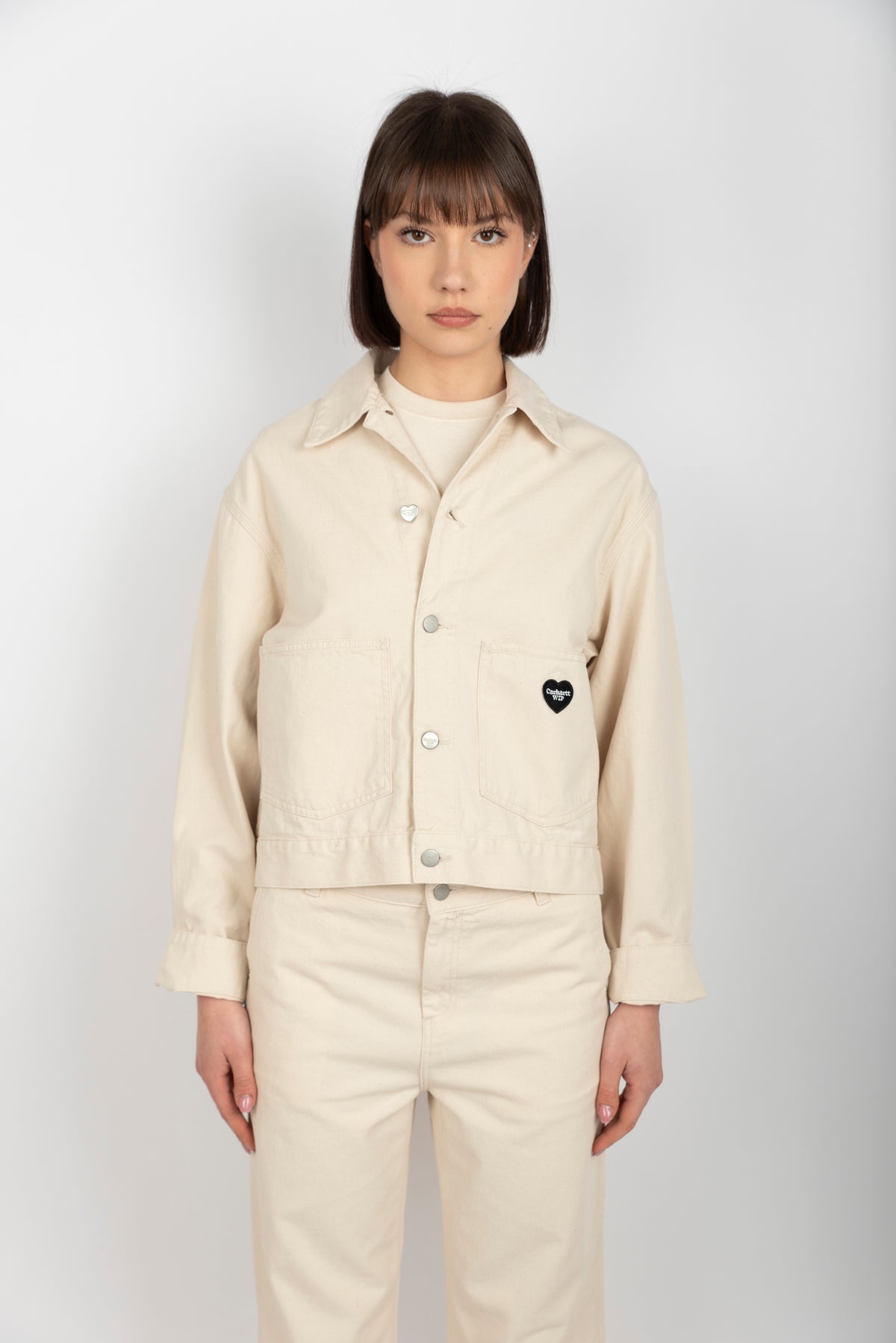 Giubbino Women's Drewe Jacket natural rinsed  I034845 0502 CARHARTT WIP 