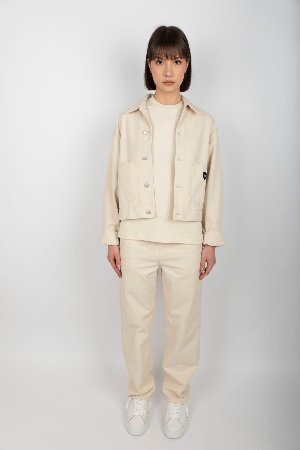 Giubbino Women's Drewe Jacket natural rinsed  I034845 0502 CARHARTT WIP 