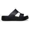 Getaway Platform H-Strap Donna Black