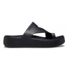 Getaway Platform Toe Loop Donna Black