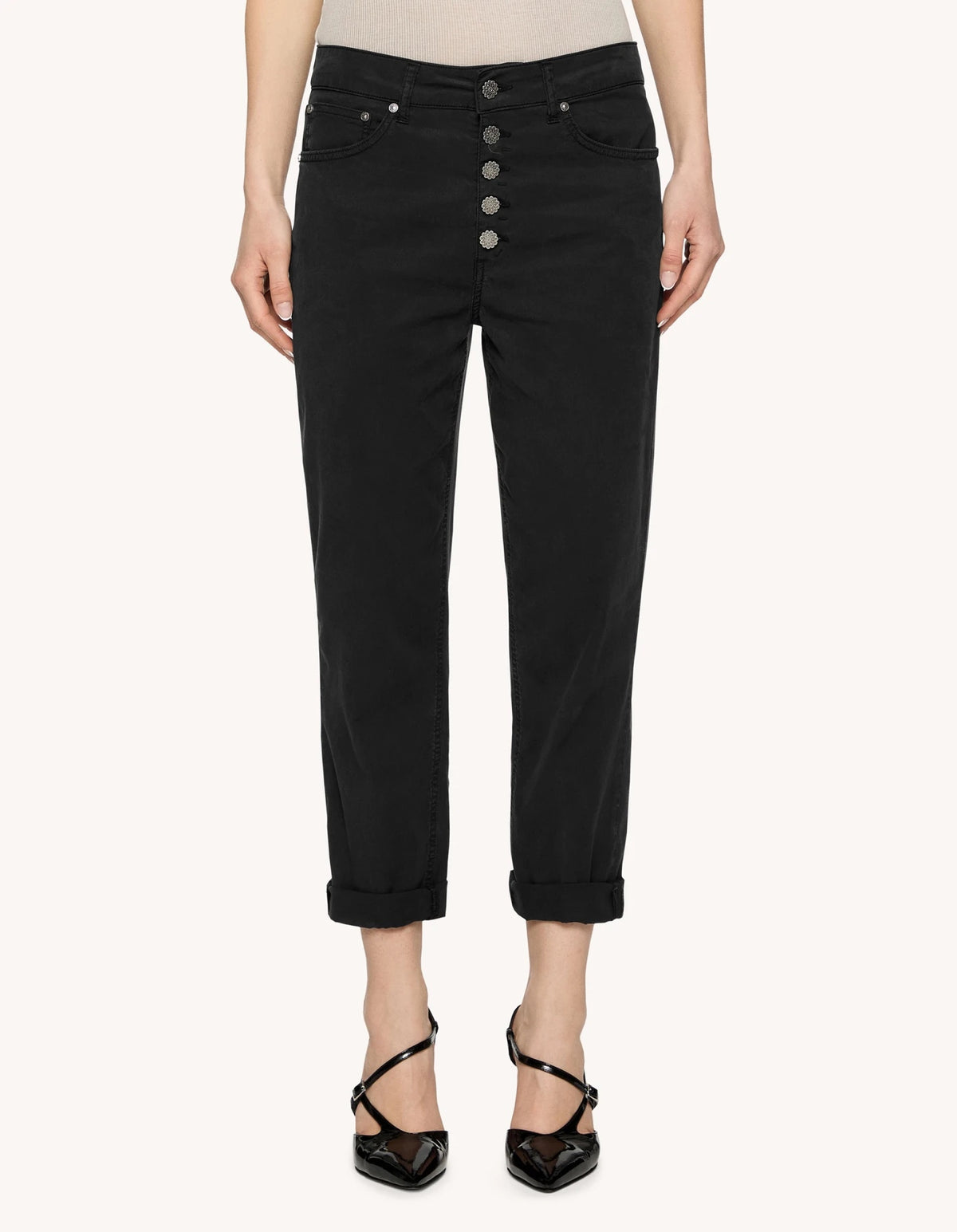 Pantaloni Koons loose DP268BGSE068BM5 999 DONDUP 
