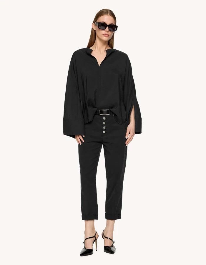 Pantaloni Koons loose DP268BGSE068BM5 999 DONDUP 