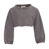 Felpa leggera crop