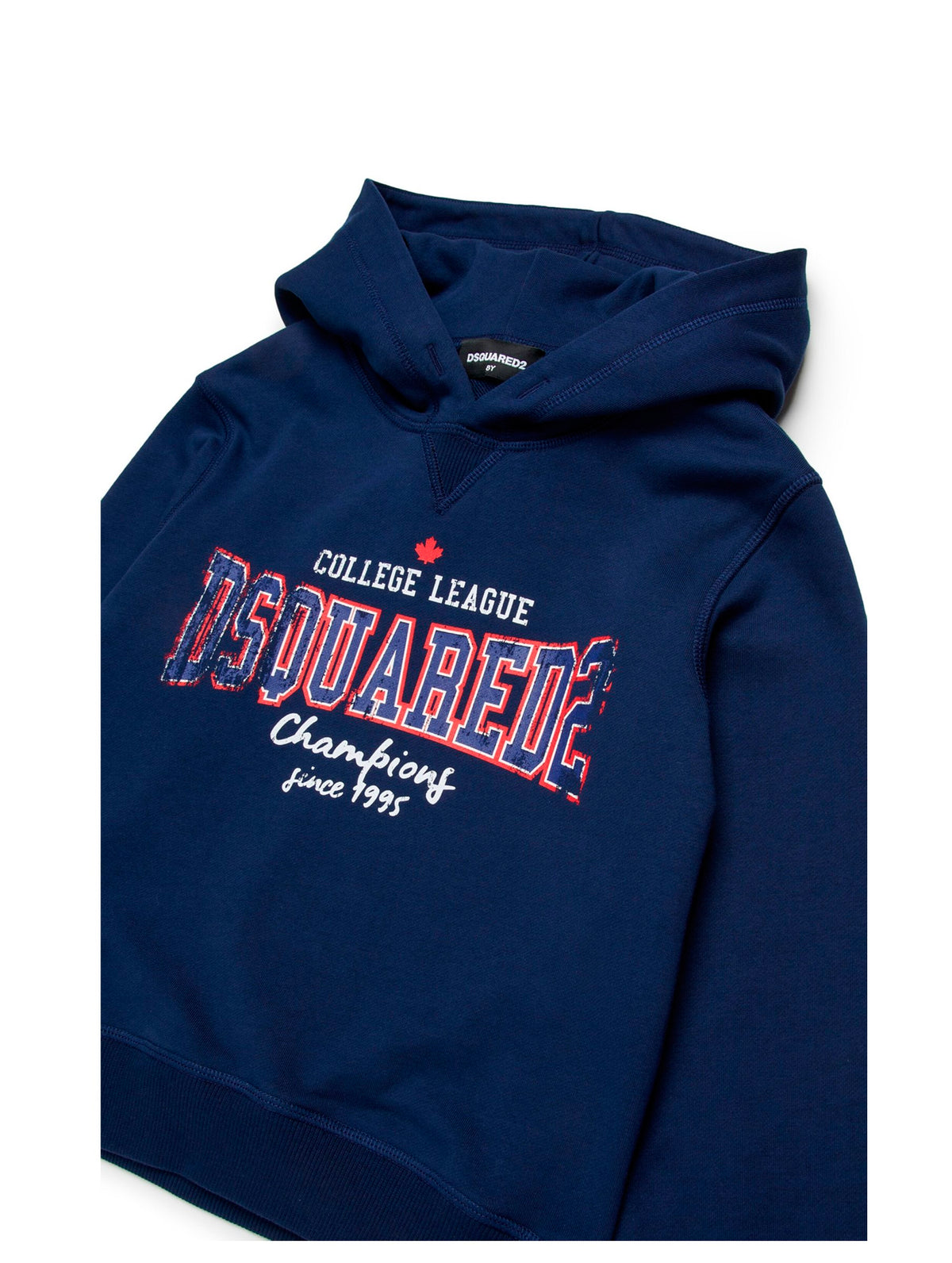 D2Kids Junior College Hoodie Blue DQ2744D0ACC DQ880 DSQUARED2 