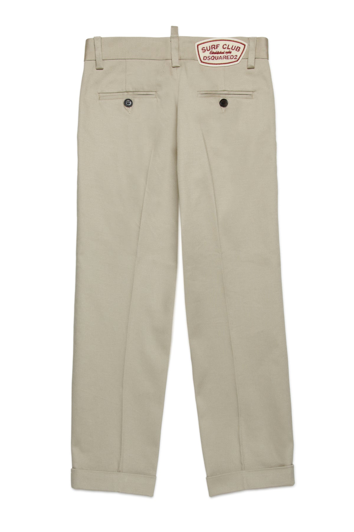 D2Kids Junior Tailored Pants Beige DQ2767D00XC DQ717 DSQUARED2 