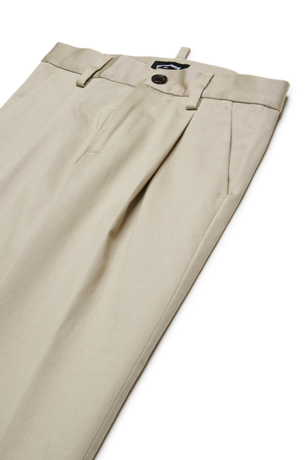 D2Kids Junior Tailored Pants Beige DQ2767D00XC DQ717 DSQUARED2 