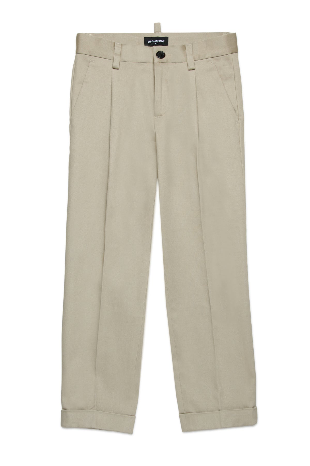 D2Kids Junior Tailored Pants Beige DQ2767D00XC DQ717 DSQUARED2 