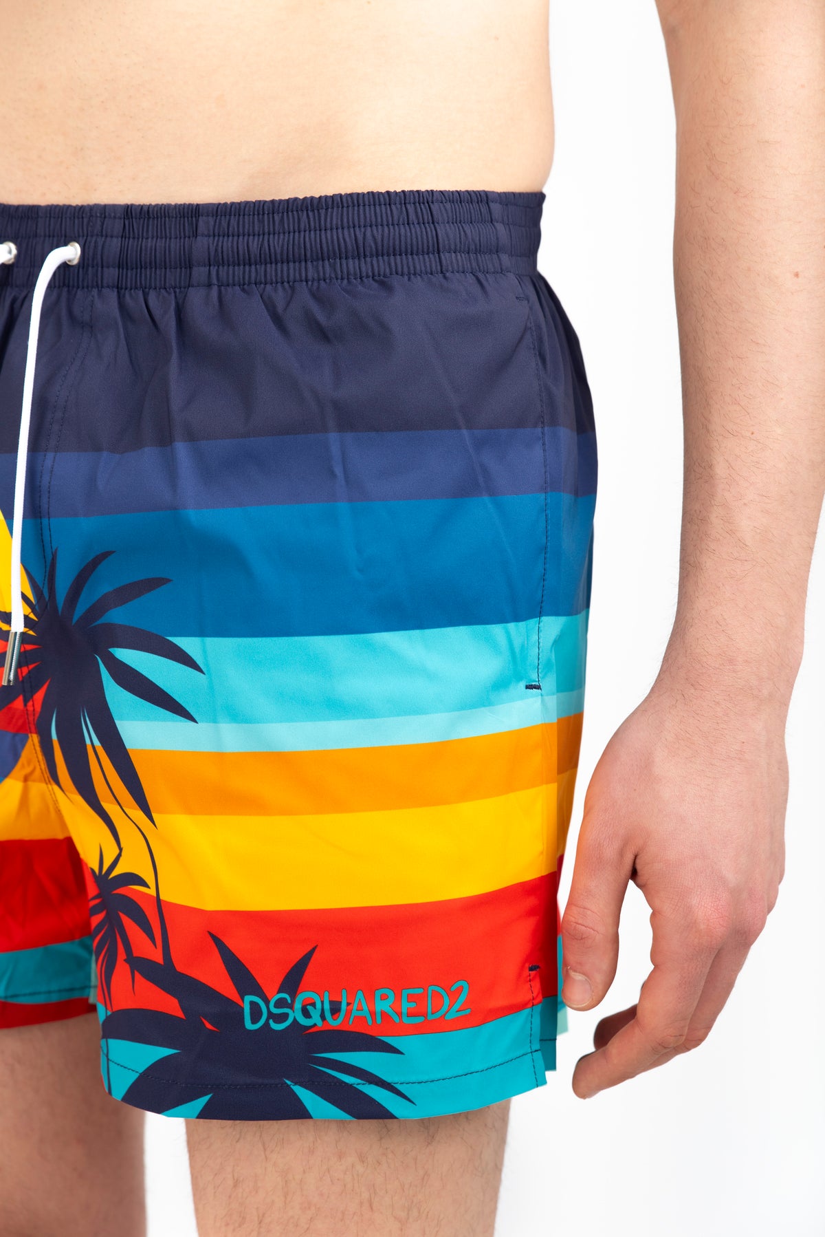 Swim boxer midi fantasia D7B626300 998 DSQUARED BEACHWEAR 