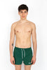 Swim boxer midi boxeur side stripe verde