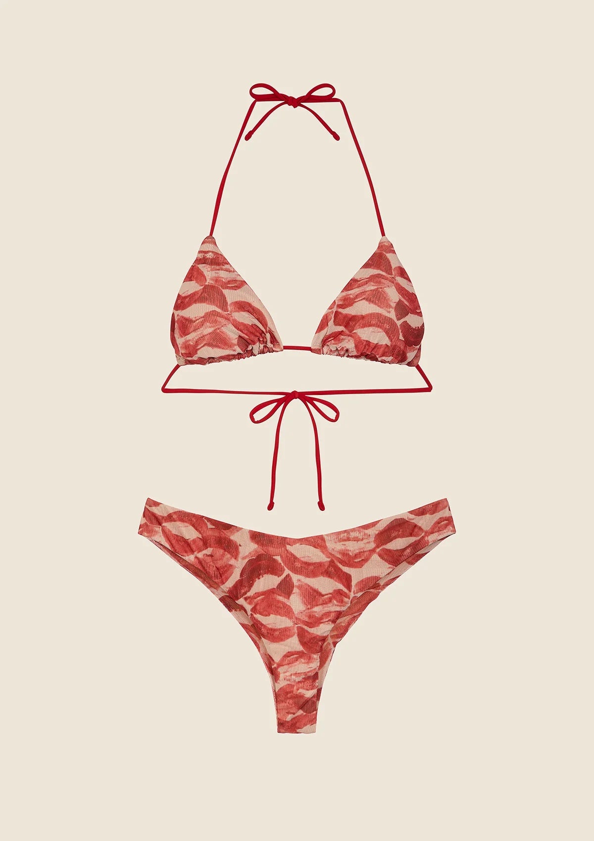 Bikini Triangolo con Slip Americano Fisso Fantasia 0003X 25 F**K 