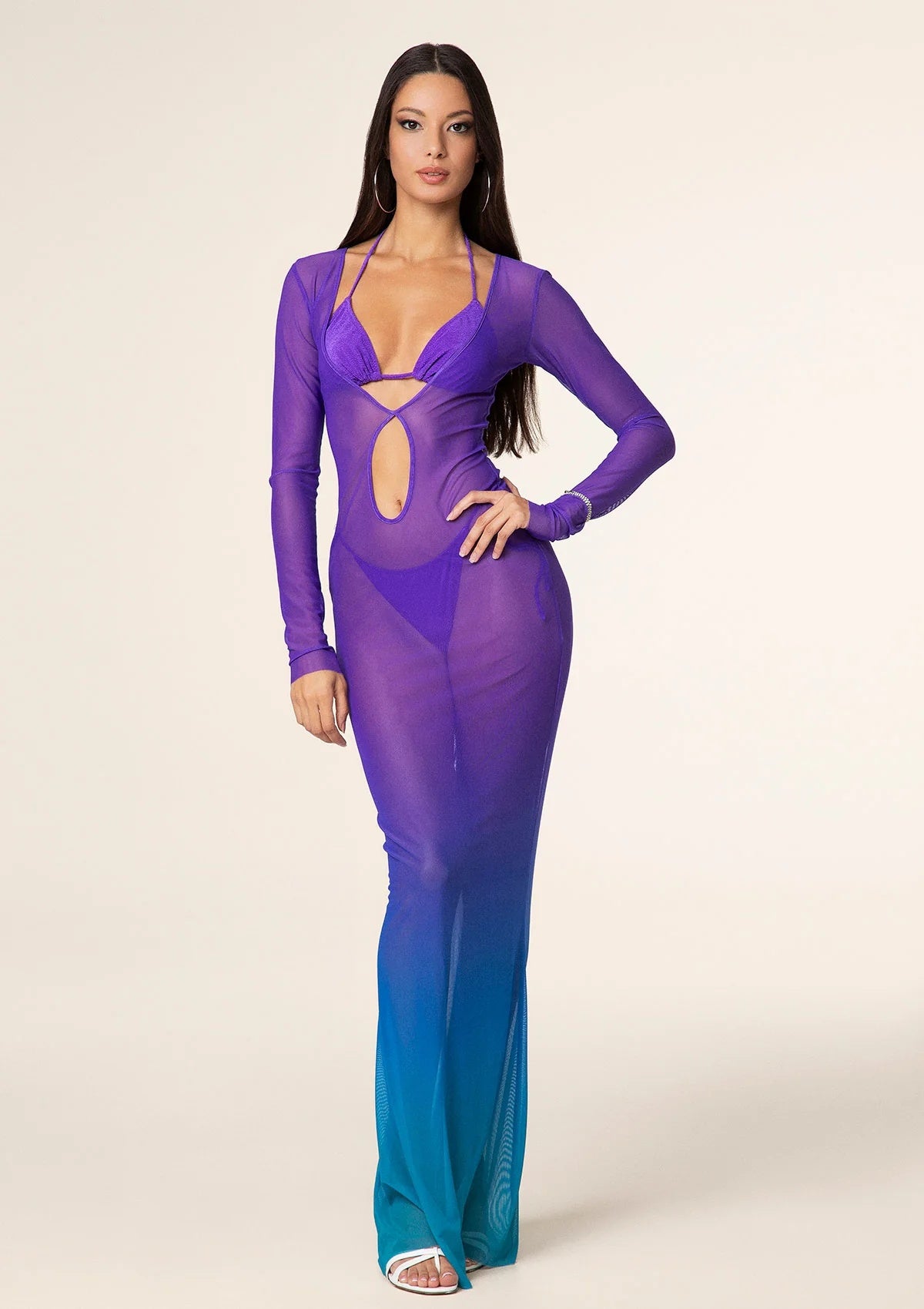 Vestito lungo Degradè 1162X 46 F**K 
