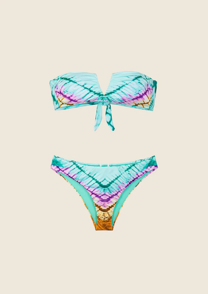 Bikini Fascia a V con Ferretto e Slip Fisso Fantasia 2139X 10 F**K 
