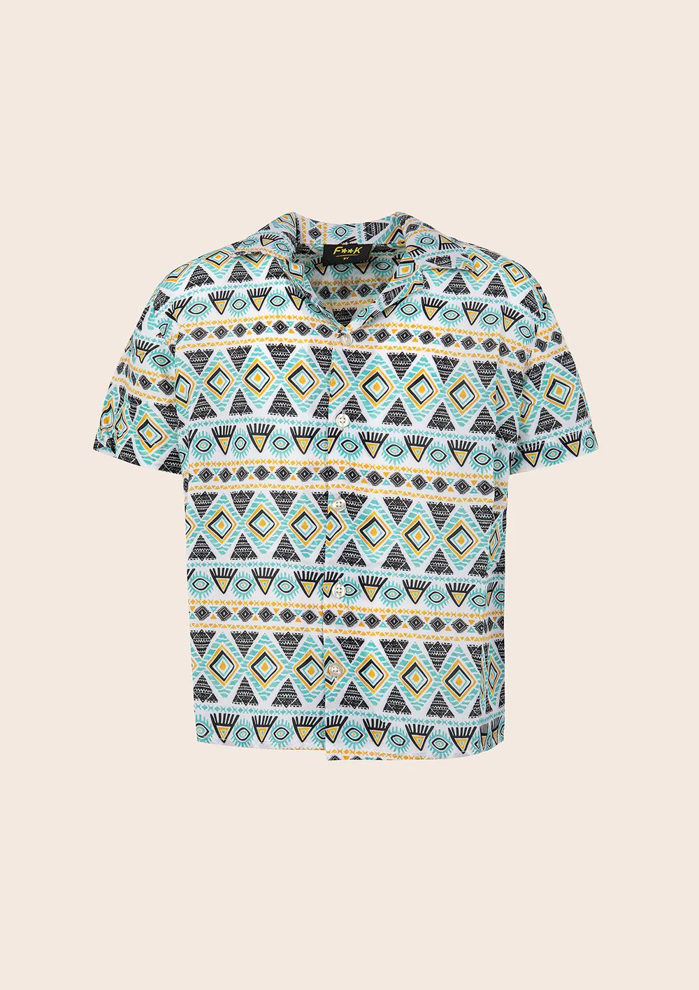 Camicia Bambino Fantasia verde J02CA60X 13 F**K 
