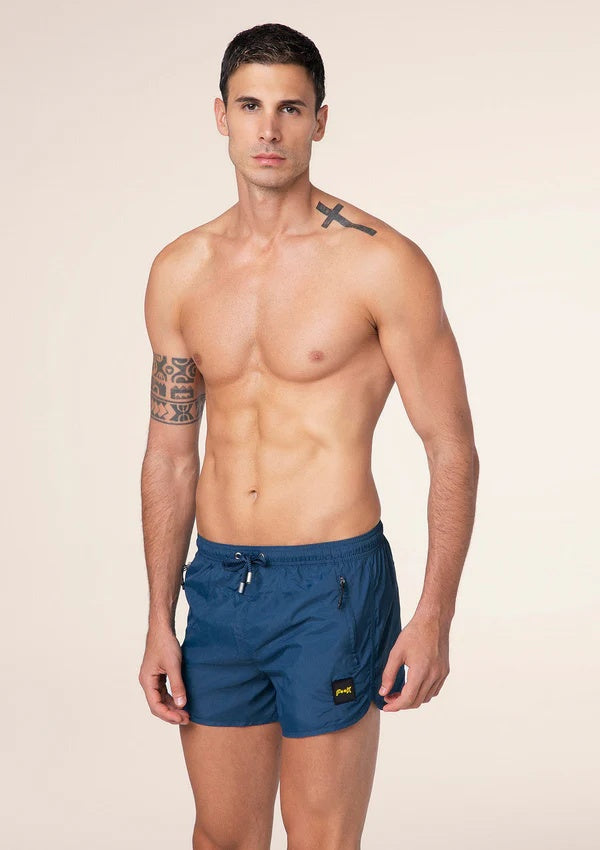 Costume da bagno short fit M01BU03 BU F**K 