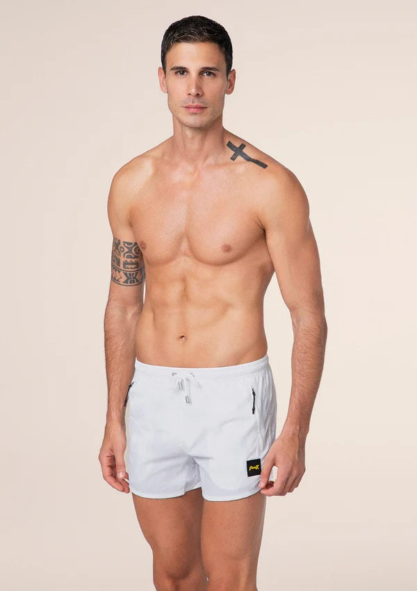 Costume da bagno short fit M01BU03 WH F**K 