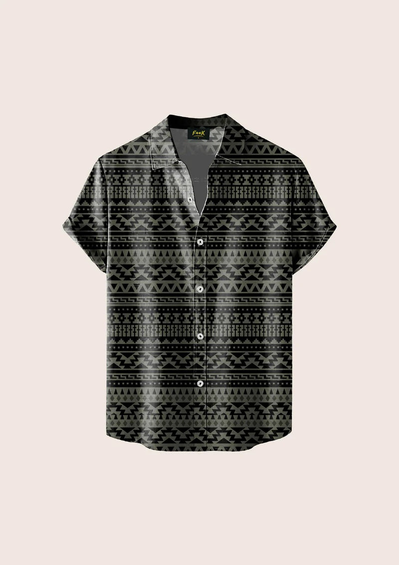 Camicia fantasia M02CP60X 08 F**K 