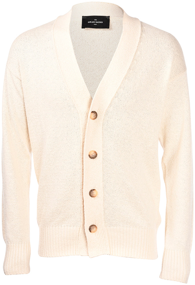 Cardigan Malfilè panna 23188/17401 005 GRAN SASSO 
