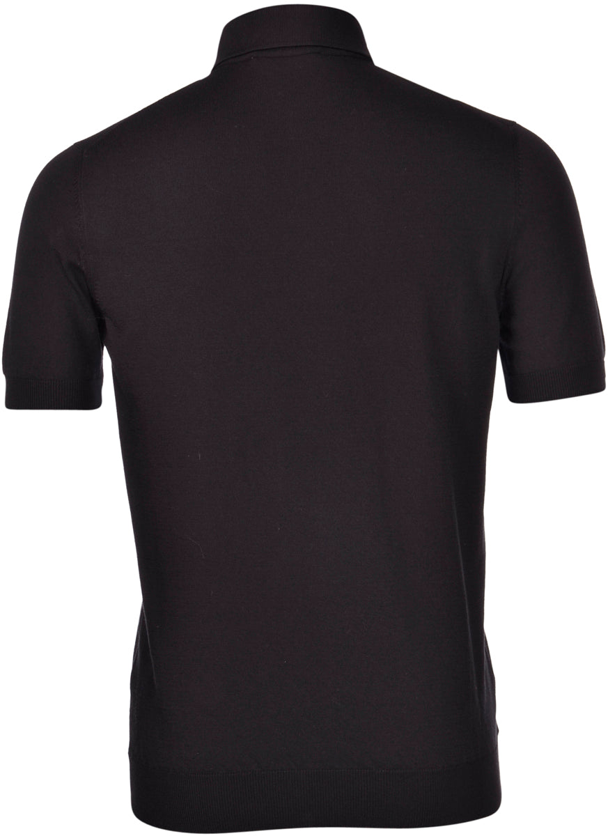 Polo in maglia fresh cotton nero 57119/20615 099 GRAN SASSO 
