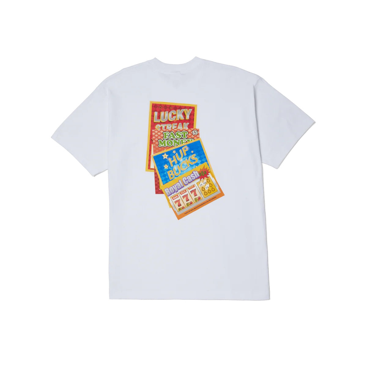 Lucky T-Shirt TS02398 WHITE HUF 