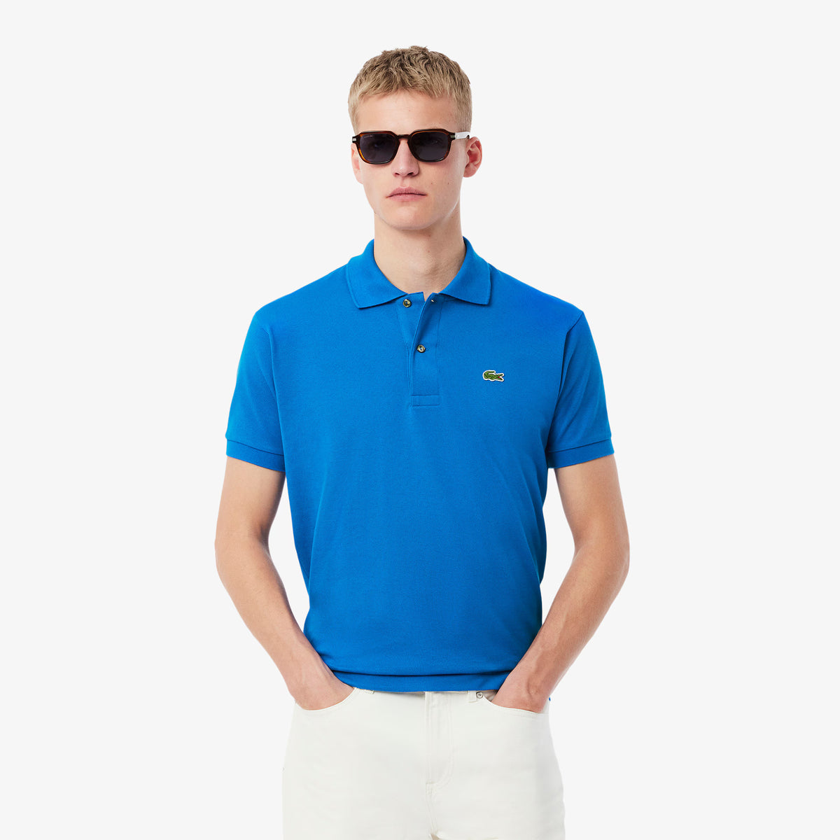 Polo in pique' di cotone 1212 3D3 LACOSTE 