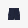 Fleece cotton cargo shorts