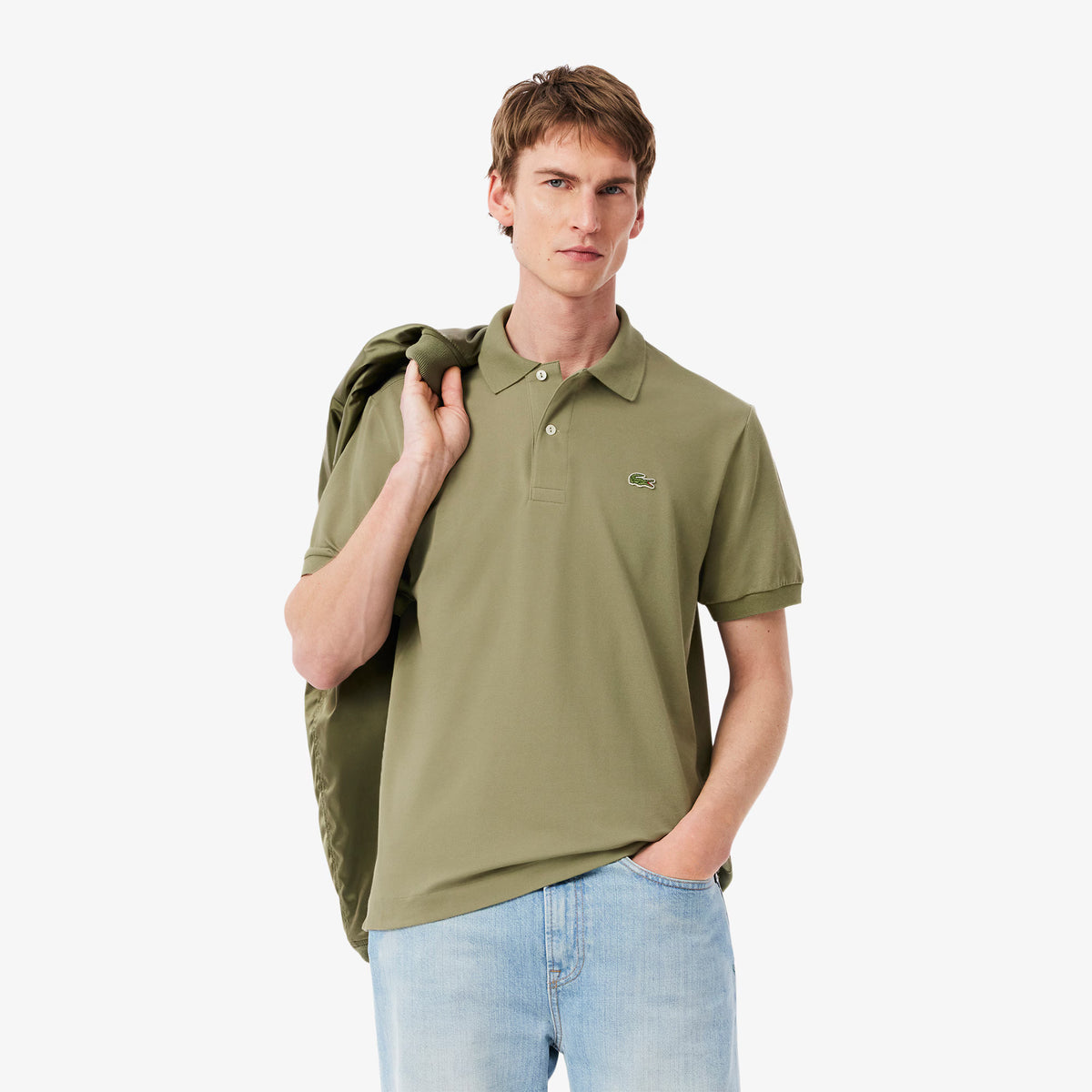 Polo in piquè di cotone classic fit PH9851 BMY LACOSTE 