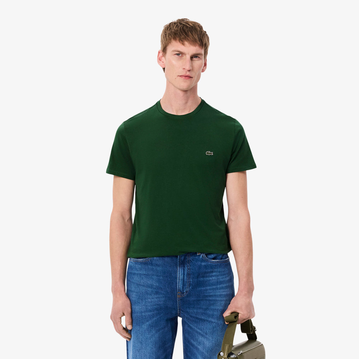 T-shirt in cotone Pima TH6709 132 LACOSTE 