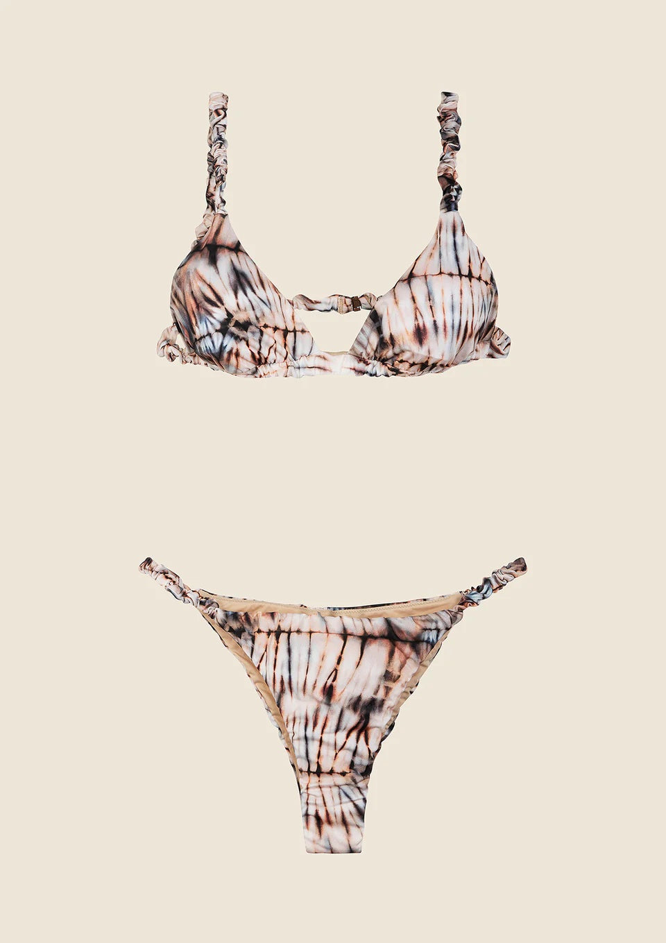 Bikini Donna Triangolo con Slip Fisso Fantasia MF250330 X15 ME FUI 