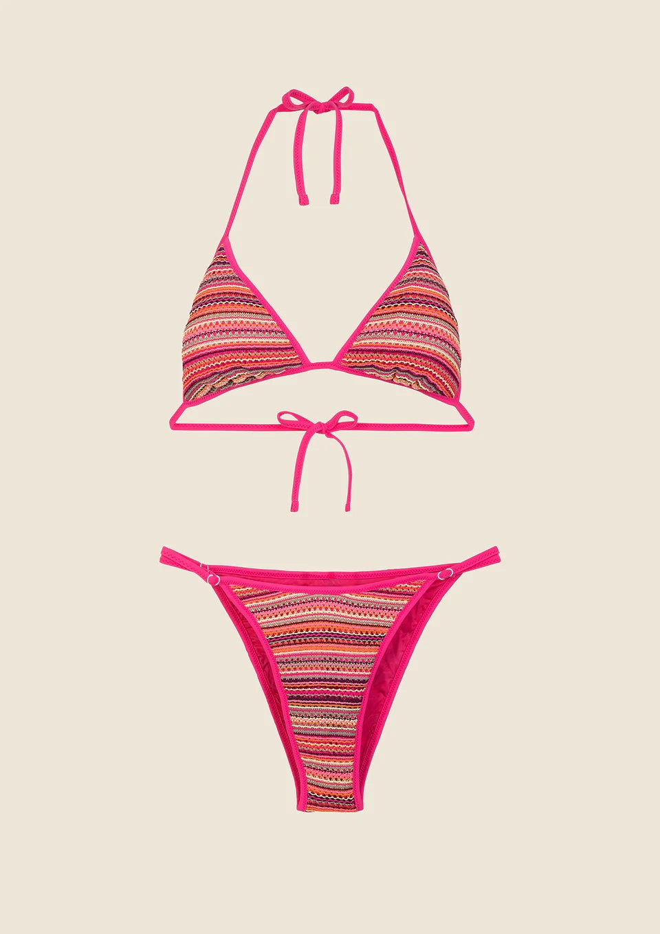 Bikini Donna Triangolo con Slip Regolabile Fantasia MF250610 FX ME FUI 