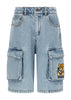 Shorts cargo con motivo Teddy Bear