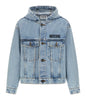 Giacca di jeans con cappuccio