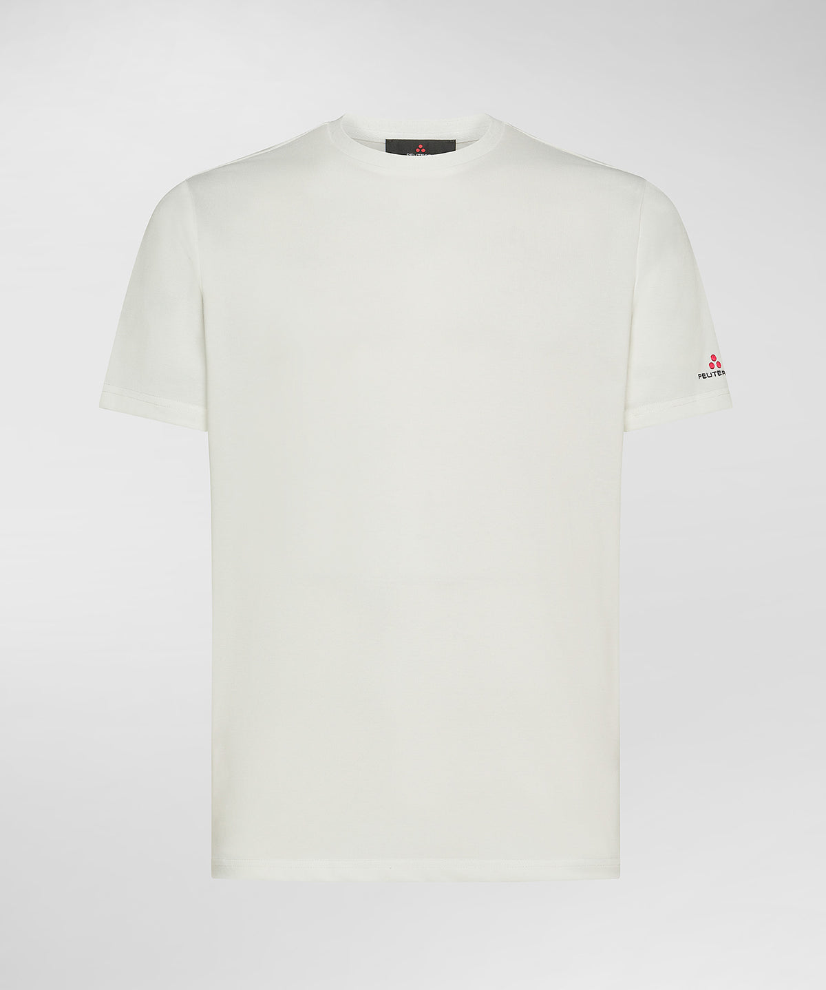 Zole 02 T-Shirt in Piquet stretch di cotone e seta papiro PEU5470 730 PEUTEREY 