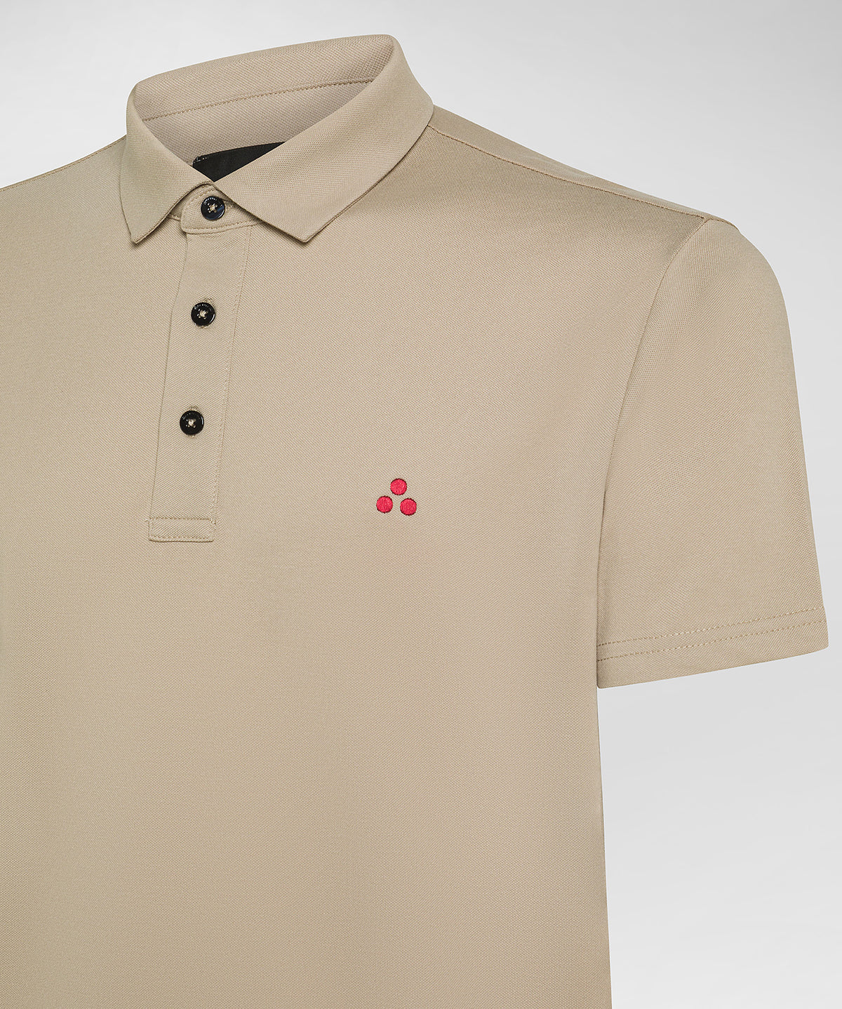 Mezzola 02 Polo in Piqué di cotone stretch amaretto PEU5471 859 PEUTEREY 