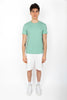 Maglietta in jersey Custom Slim-Fit celadon
