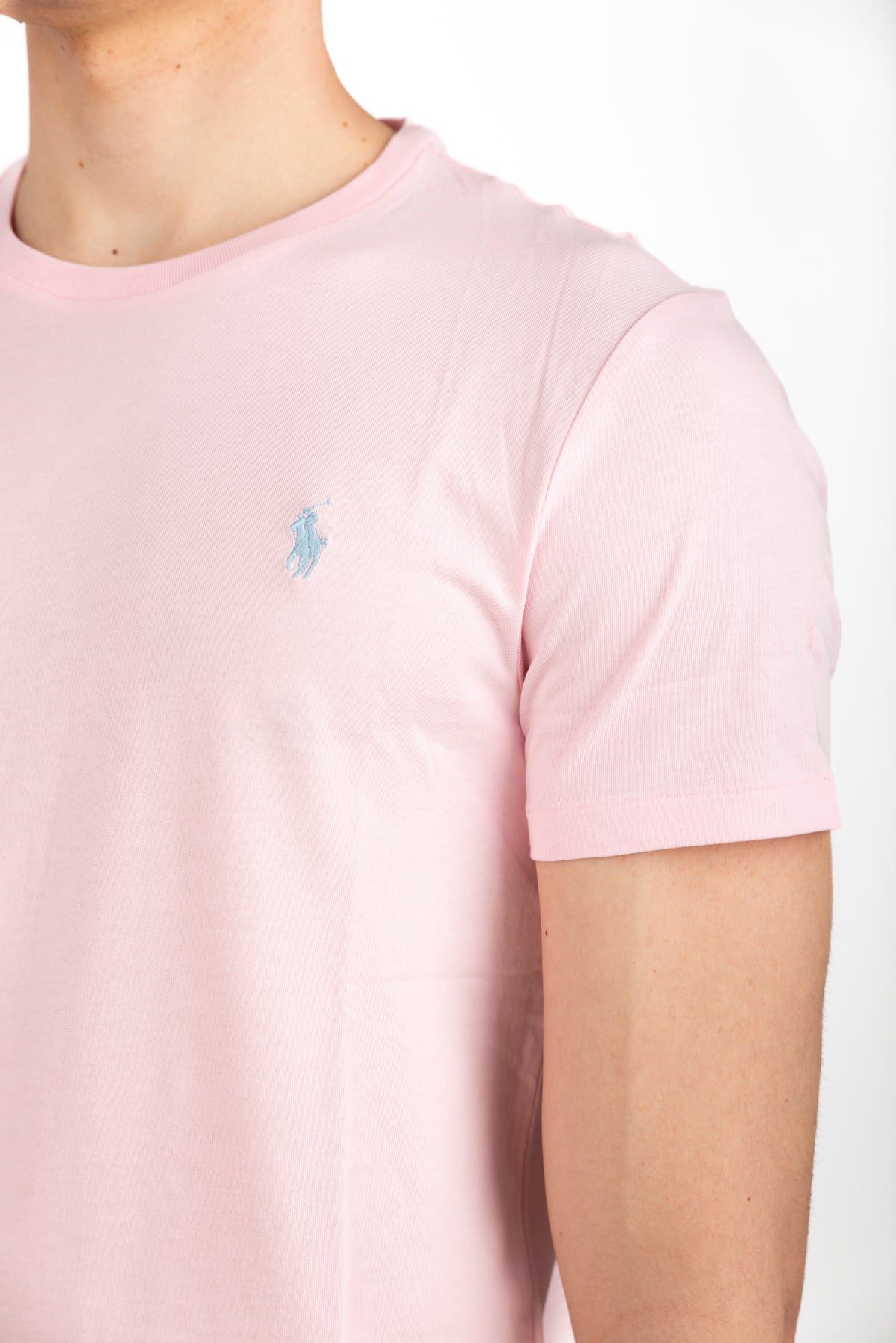 Maglietta in jersey Custom Slim-Fit bath pink 710671438 417 POLO RALPH LAUREN 