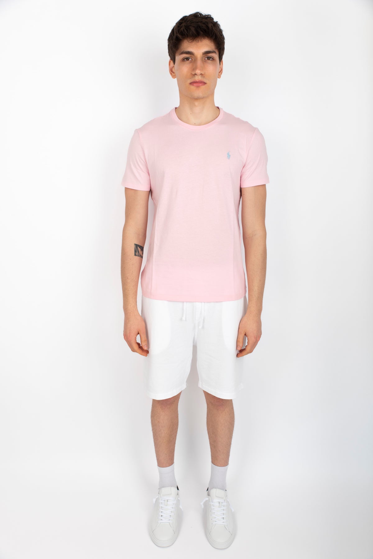 Maglietta in jersey Custom Slim-Fit bath pink 710671438 417 POLO RALPH LAUREN 