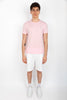 Maglietta in jersey Custom Slim-Fit bath pink