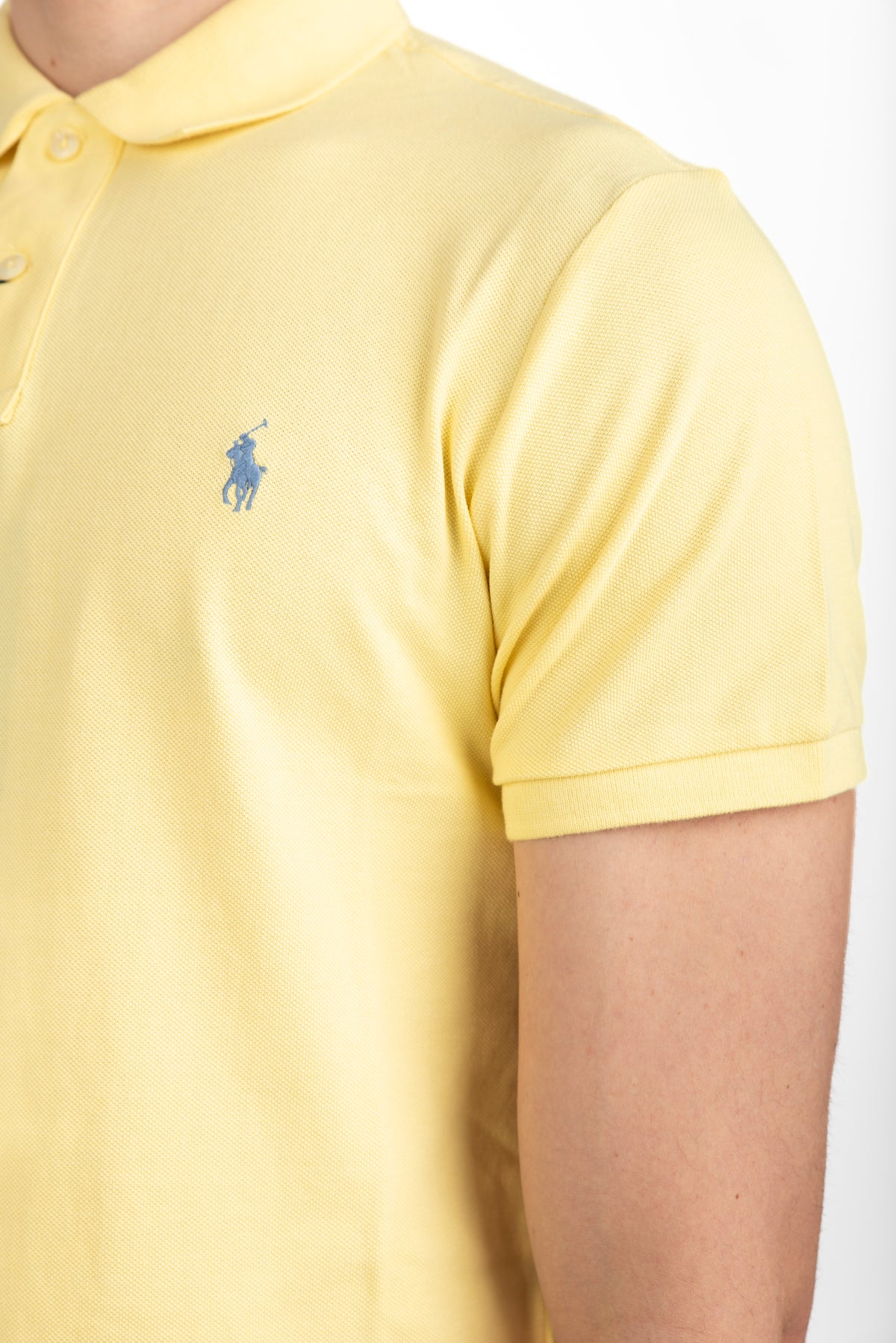 Polo oro resort in piqué Slim Fit  710680784 421 POLO RALPH LAUREN 