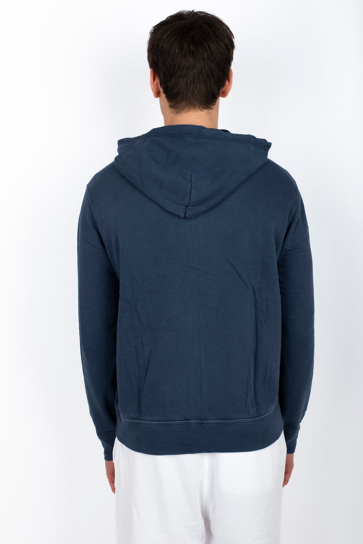 Felpa navy in spugna spa con cappuccio 710706348 011 POLO RALPH LAUREN 