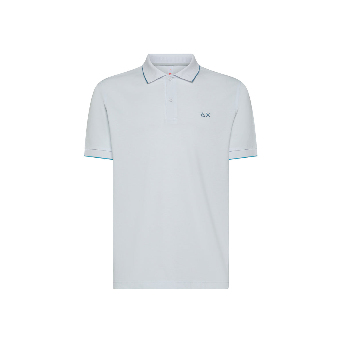Polo con riga a contrasto A35110 01 SUN68 