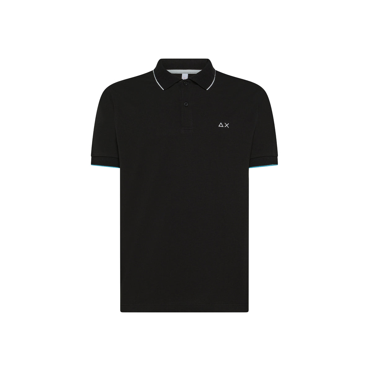 Polo con riga a contrasto A35110 11 SUN68 