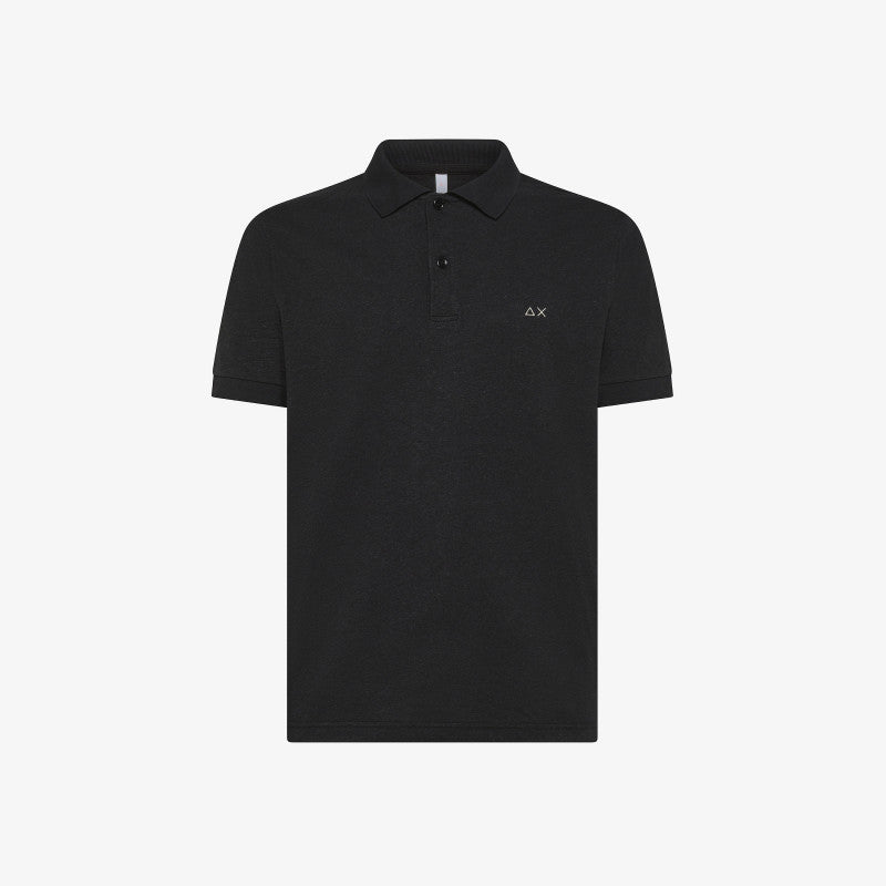 Polo in lino e cotone A35133 11 SUN68 