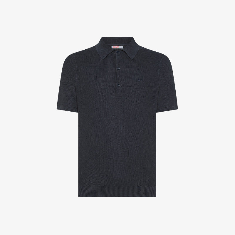Polo in maglia di cotone K35120 07 SUN68 